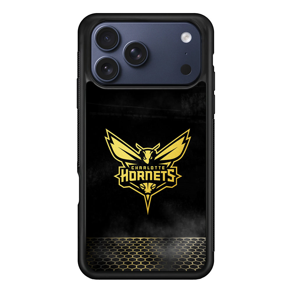 Charlotte Hornets Gold iPhone 17 Pro Max Case | Slim Protective Cover for iPhone 17 Pro Max