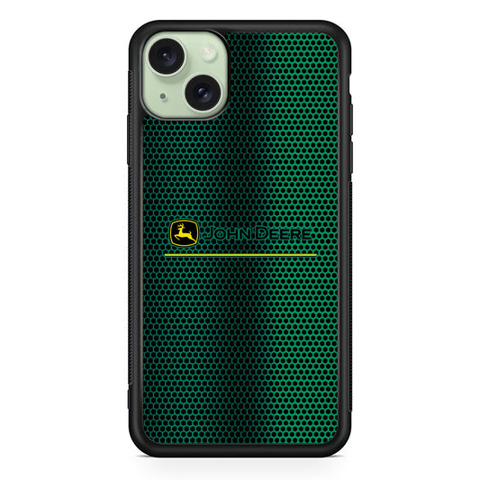 John Deere Luxury Hexagon iPhone 14 Plus Case | Slim Rubber Case for iPhone 14 Plus