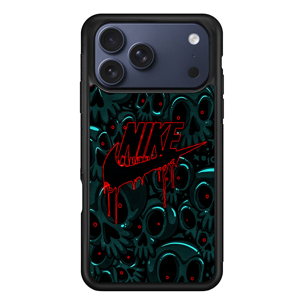 Nike Logo Skull Art iPhone 17 Pro Max Case | Durable Rubber Case for iPhone 17 Pro Max