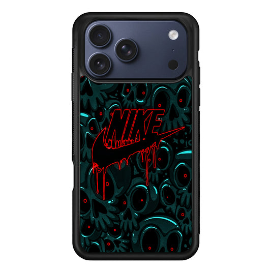 Nike Logo Skull Art iPhone 17 Pro Max Case | Durable Rubber Case for iPhone 17 Pro Max