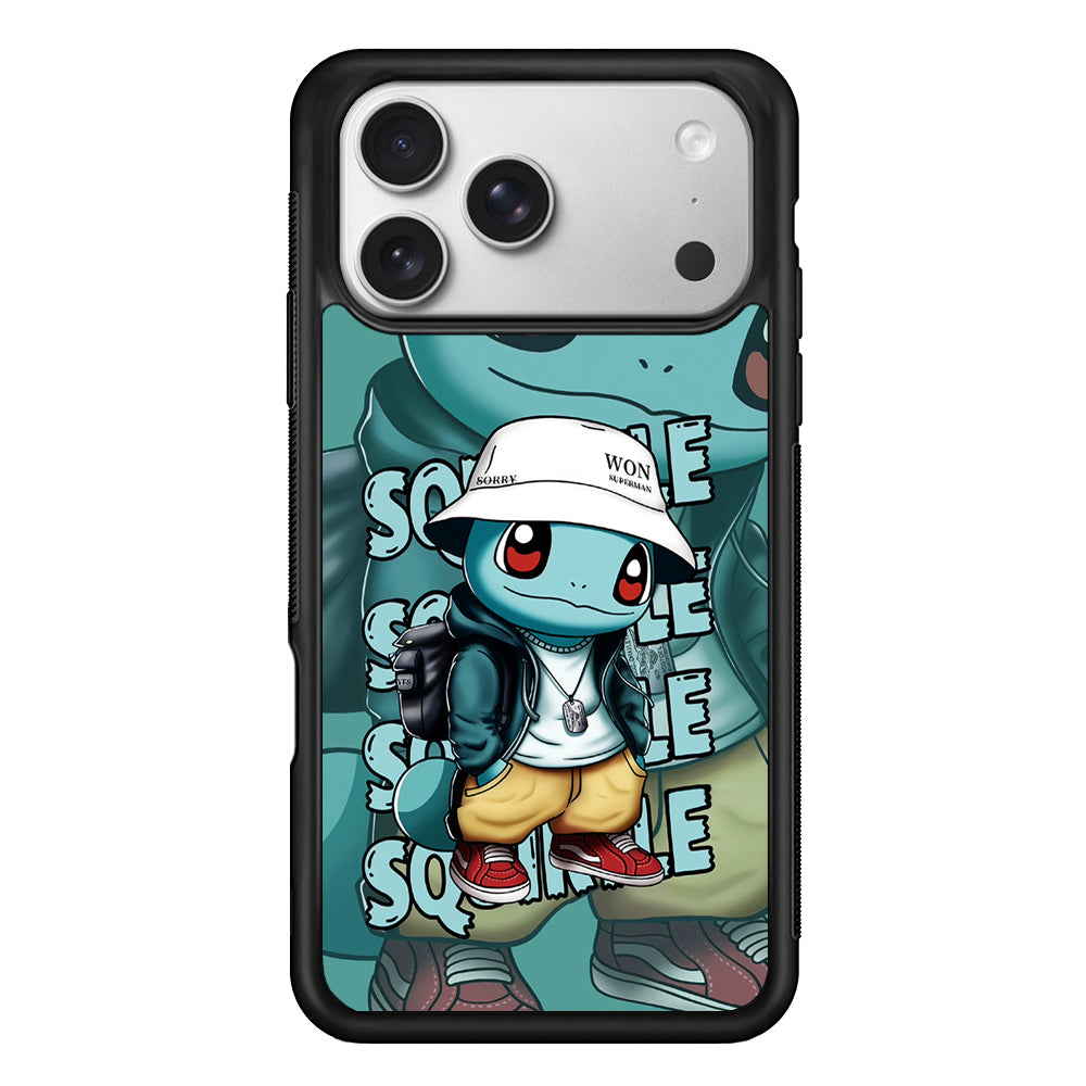 Pokemon Squirtle Cool Style iPhone 17 Pro Case | Slim Rubber Case for iPhone 17 Pro