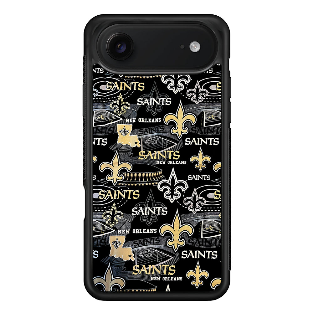 New Orleans Saints Pattern iPhone 17 Air Case | Protective Case for iPhone 17 Air