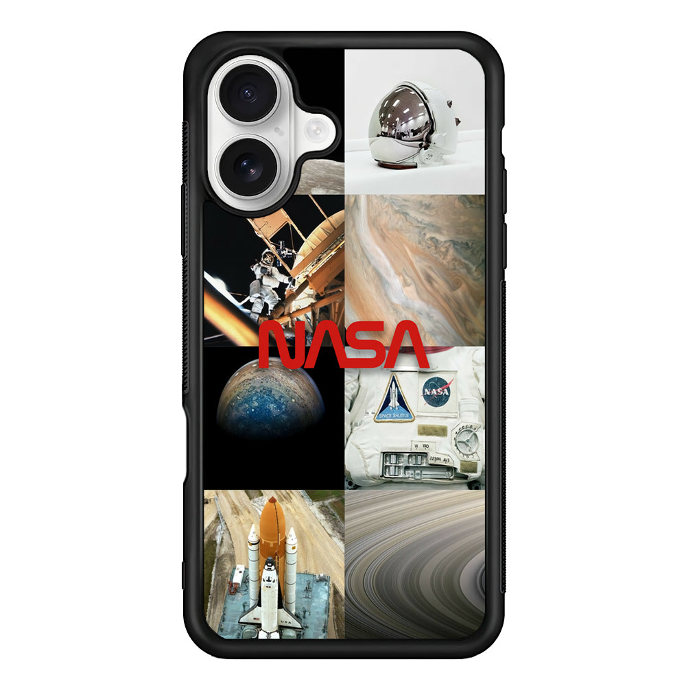 Nasa Partner In The Sky iPhone 16 Plus Case – Slim Fit Protective Phone Case