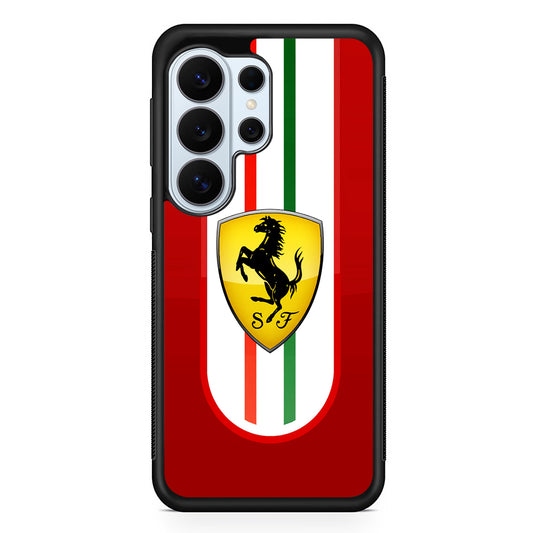 Ferrari Logo Red Samsung Galaxy S26 Ultra Case | Protective Phone Cover