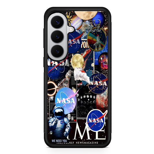 Nasa Galaxy Aesthetic Samsung Galaxy S26 Case | Slim Samsung Galaxy S26 Rubber Case