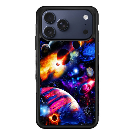 Beautiful Space Galaxy Planets iPhone 17 Pro Max Case | Slim Protective Cover for iPhone 17 Pro Max