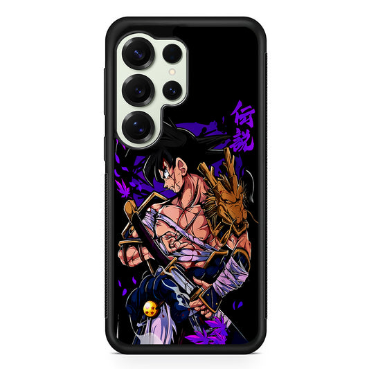 Dragon Ball Z Goku Samurai Samsung Galaxy S25 Ultra Case | Durable Rubber Case for Samsung Galaxy S25 Ultra