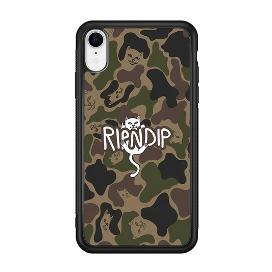 Rip N Dip Green Camo iPhone XR Case | Slim Rubber Case for iPhone XR