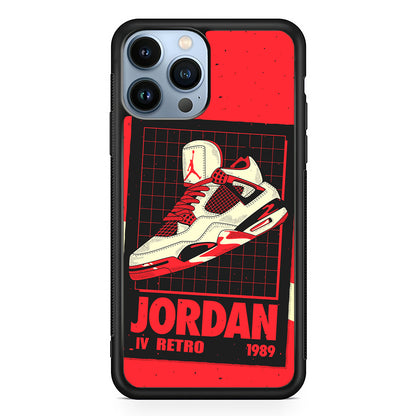 Air Jordan Poster from The Past 2D Rubber Phone Case | Slim Protective Phone Case