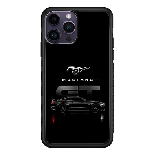 Ford Mustang GT Midnight iPhone 14 Pro Max Case | Slim Rubber Case for iPhone 14 Pro Max
