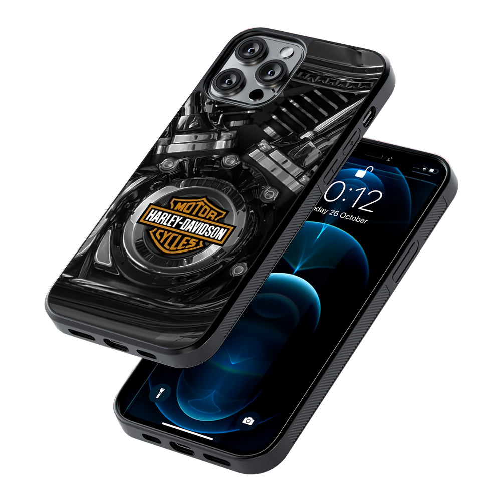 Harley Davidson The Torque 2D Rubber Phone Case | Slim Protective Phone Case