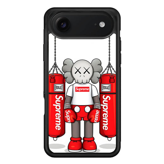 Kaws X Supreme Boxing Hypebeast iPhone 17 Air Case | Slim Rubber Case for iPhone 17 Air
