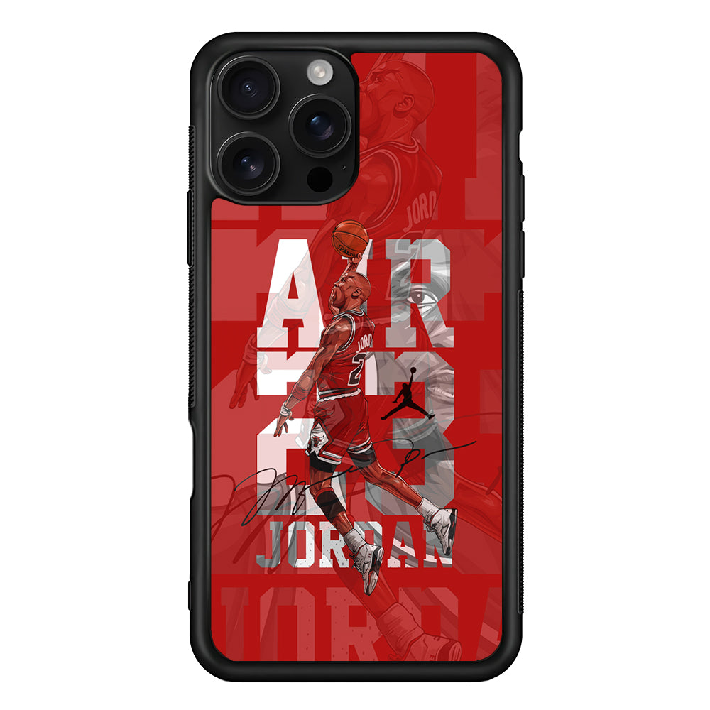 Air Jordan Silver Light iPhone 16 Pro Case - Stylish Protective Cover for iPhone 16 Pro