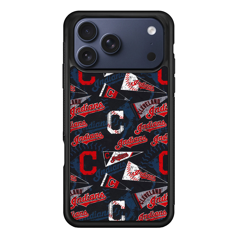 Cleveland Guardians Pattern iPhone 17 Pro Max Case | Slim Protective Cover for iPhone 17 Pro Max