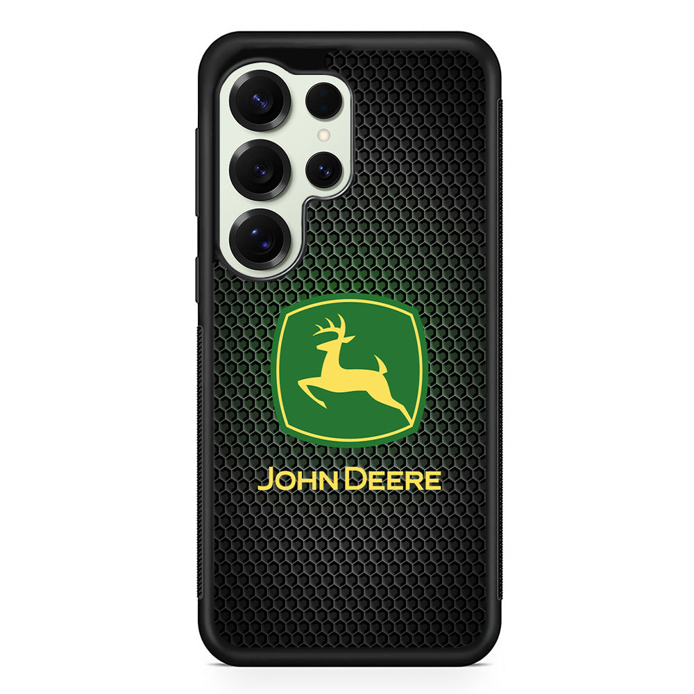 John Deere Fiber Illusion Samsung Galaxy S25 Ultra Case | Slim Rubber Case for Samsung Galaxy S25 Ultra