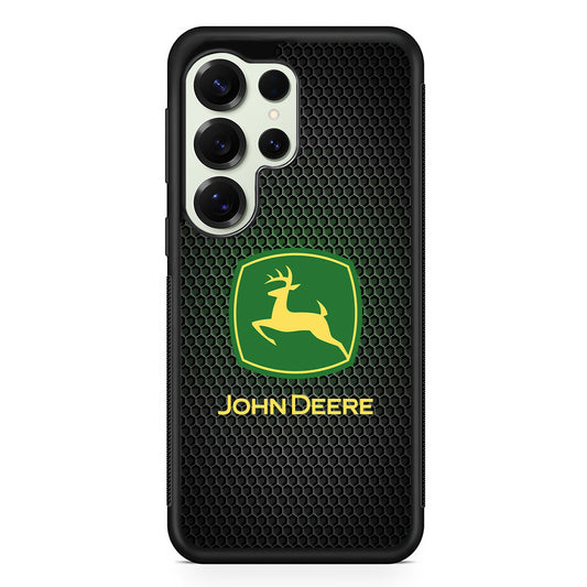 John Deere Fiber Illusion Samsung Galaxy S25 Ultra Case | Slim Rubber Case for Samsung Galaxy S25 Ultra