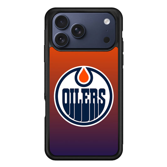 Edmonton Oilers Gradient iPhone 17 Pro Max Case | Slim Protective Cover for iPhone 17 Pro Max