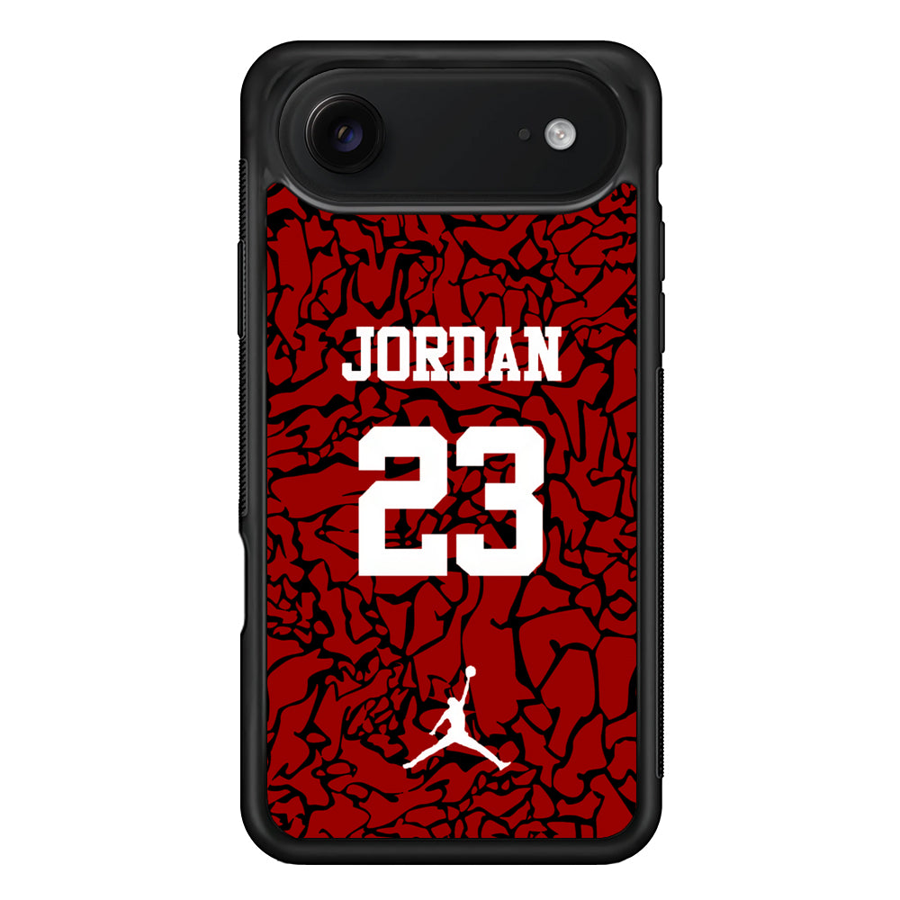 Air Jordan Black Patern 23 iPhone 17 Air Case | Protective Case for iPhone 17 Air
