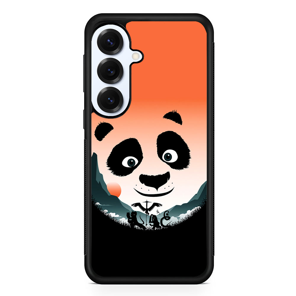 Kung Fu Panda Exercise Samsung Galaxy S25 Plus Case | Slim Rubber Cover for Samsung Galaxy S25 Plus