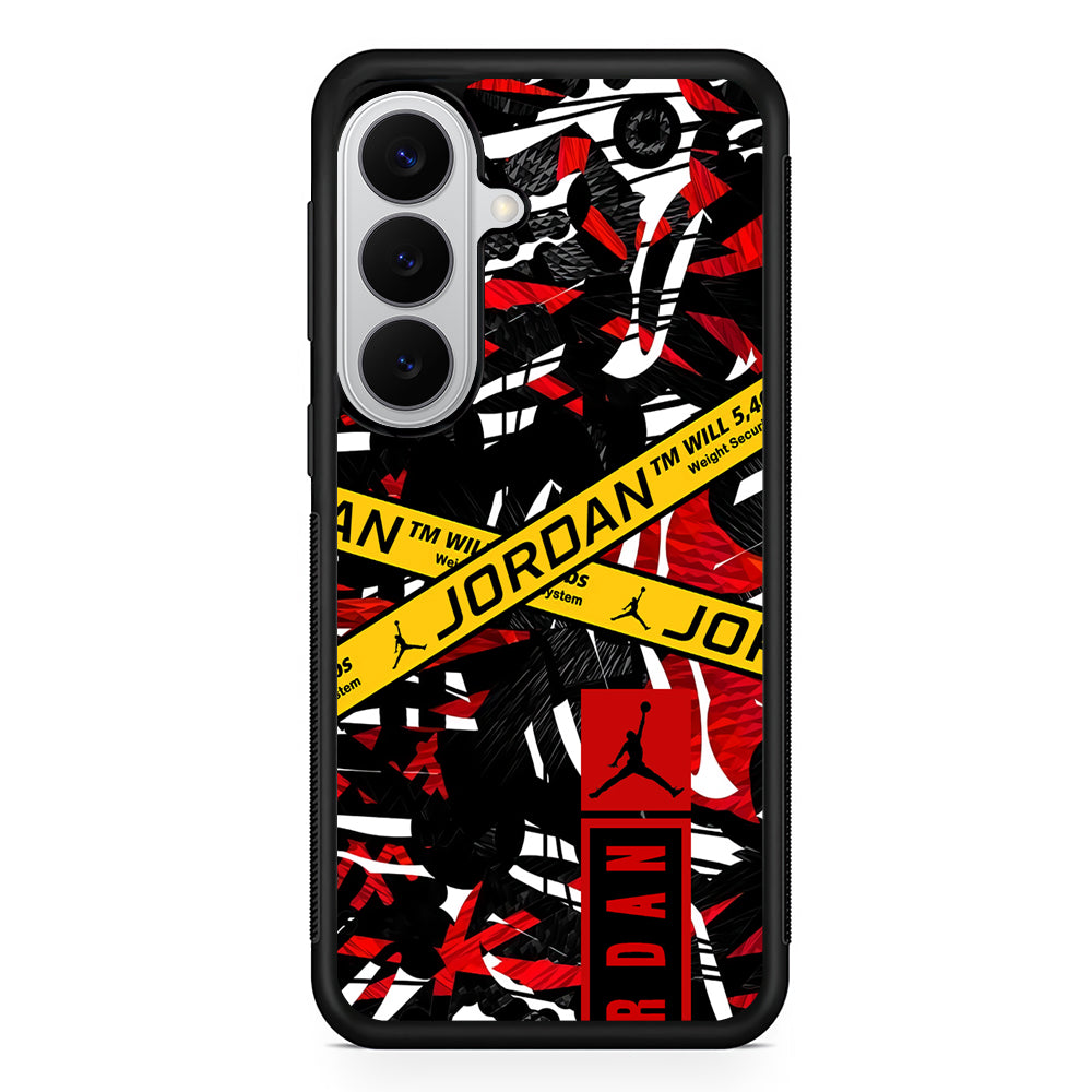 Air Jordan Abstract Camo Samsung Galaxy S26 Case | Slim Samsung Galaxy S26 Rubber Case
