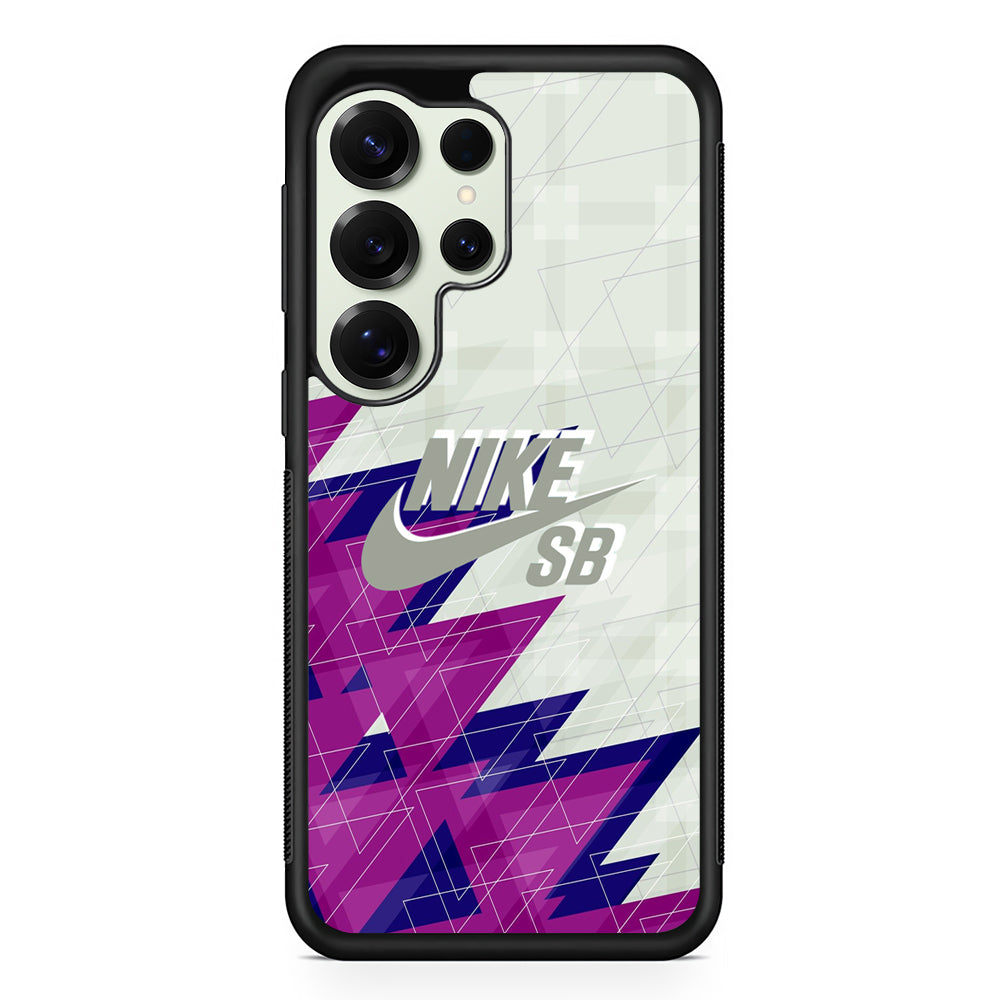 Nike SB Triangle Patern Samsung Galaxy S25 Ultra Case | Durable Rubber Case for Samsung Galaxy S25 Ultra