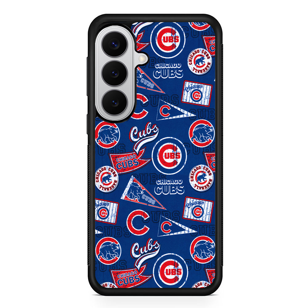 Chicago Cubs Retro Samsung Galaxy S26 Case | Protective Rubber Cover