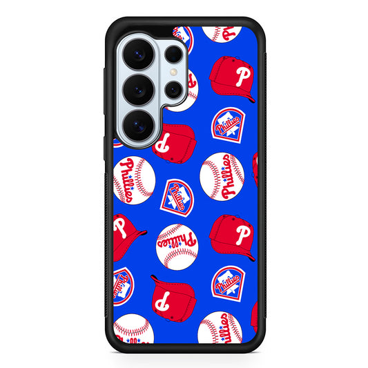 Philadelphia Phillies Pattern Samsung Galaxy S26 Ultra Case | Protective Phone Cover