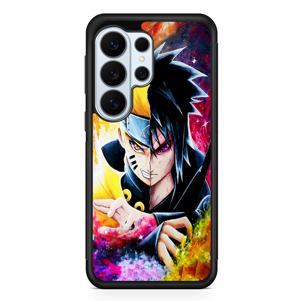 Naruto VS Sasuke Painting Art Samsung Galaxy S26 Ultra Case | Protective Phone Cover