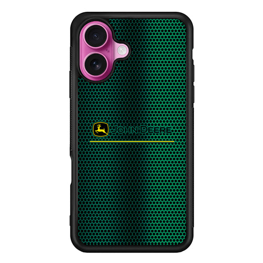 John Deere Luxury Hexagon iPhone 17 Case | Slim Rubber Case for iPhone 17