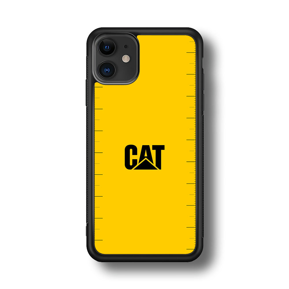 Caterpillar Logo Heavy Duty iPhone 11 Case | Slim Rubber Case for iPhone 11