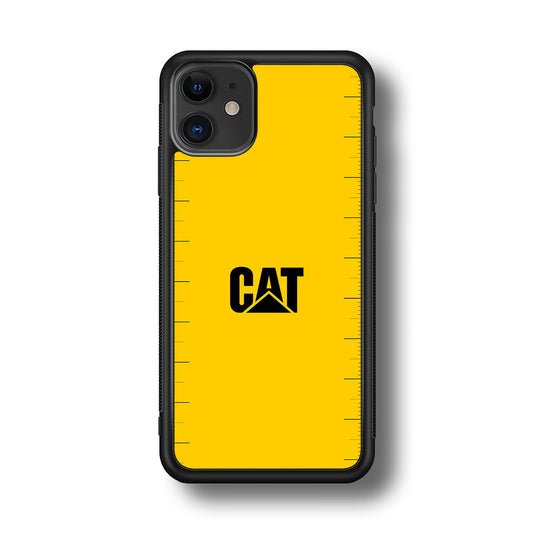 Caterpillar Logo Heavy Duty iPhone 11 Case | Slim Rubber Case for iPhone 11