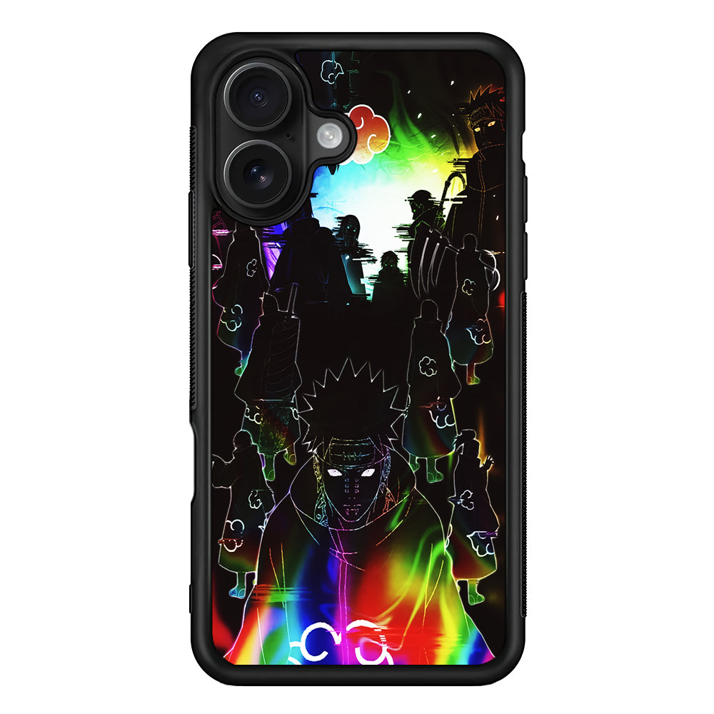 Akatsuki All Members Silhouette iPhone 16 Case - Oxvistore
