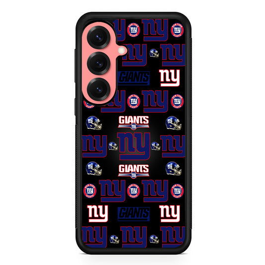 New York Giants Logo Pattern Samsung Galaxy S25 Case | Protective Case for Samsung Galaxy S25