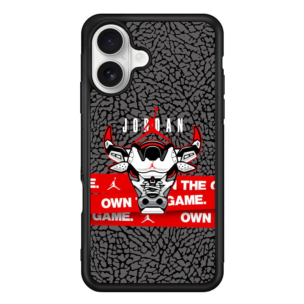 Air Jordan The Bull Head iPhone 16 Plus Case – Slim Fit Protective Phone Case