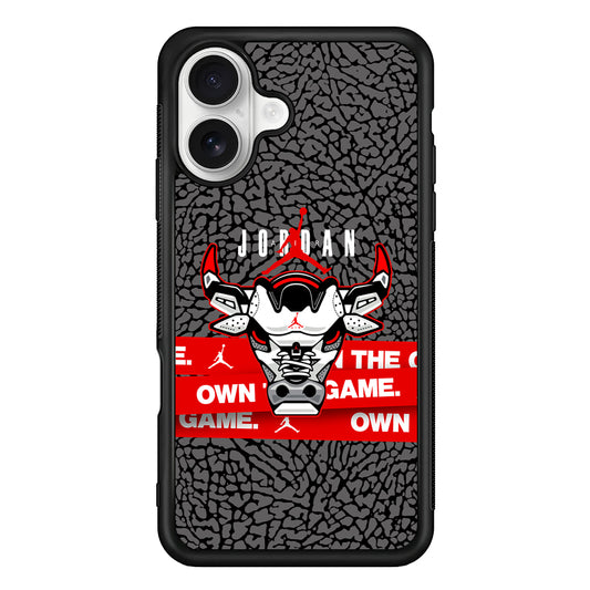 Air Jordan The Bull Head iPhone 16 Plus Case – Slim Fit Protective Phone Case