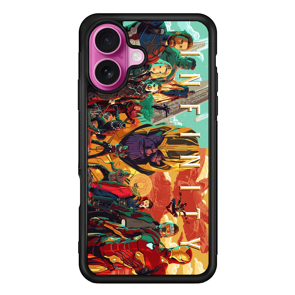 Marvel Infinity Comics Avengers iPhone 17 Case | Slim Protective Rubber Phone Cover