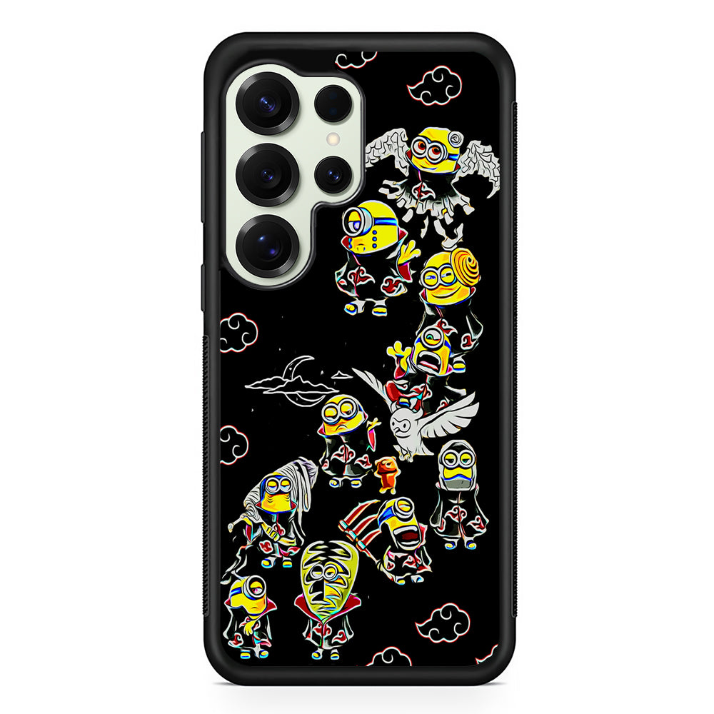 Minions Akatsuki Cosplay Samsung Galaxy S25 Ultra Case | Durable Rubber Case for Samsung Galaxy S25 Ultra
