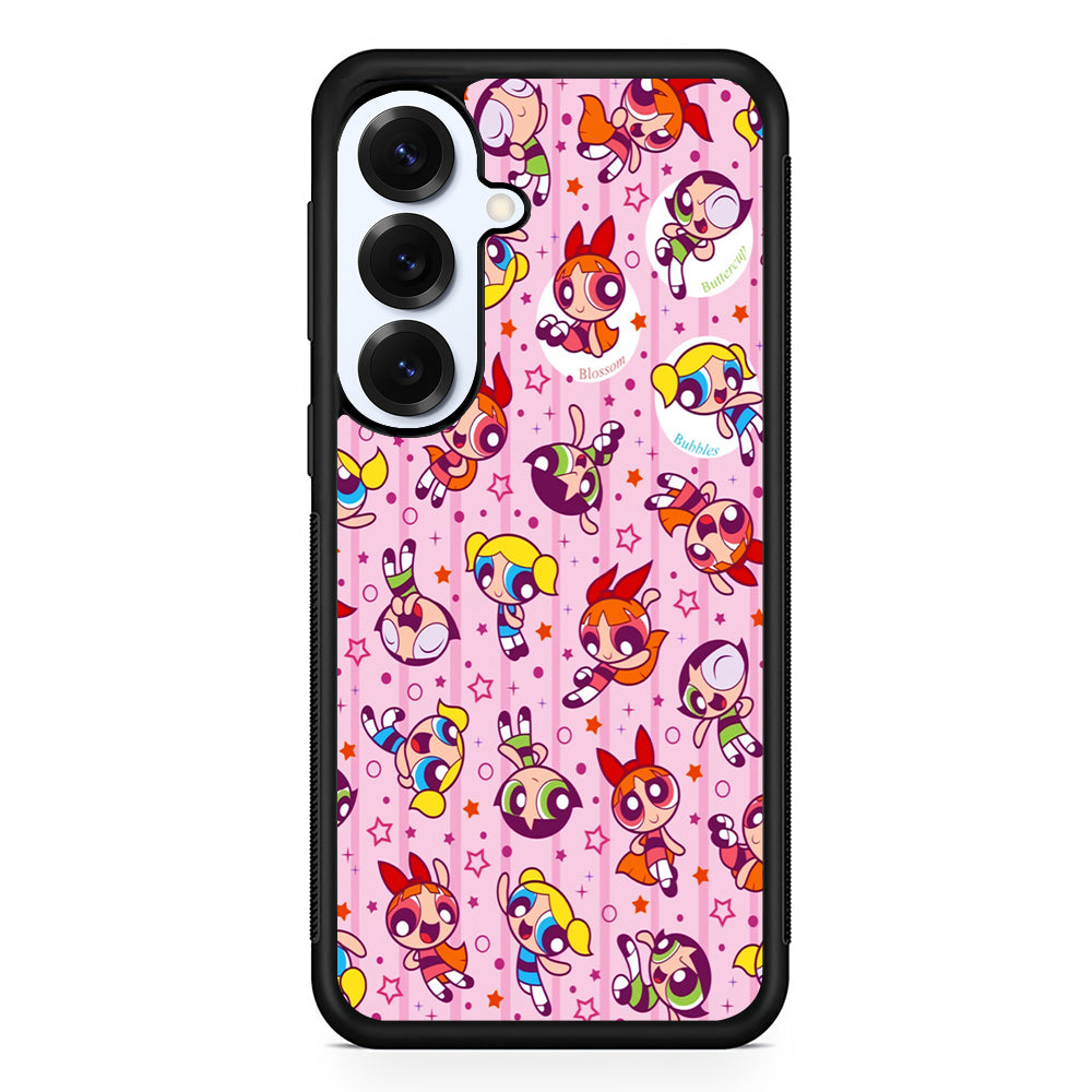 The Powerpuff Girls Cute Pattern Samsung Galaxy S25 Plus Case | Slim Rubber Cover for Samsung Galaxy S25 Plus