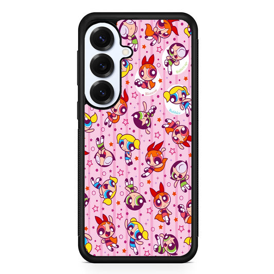 The Powerpuff Girls Cute Pattern Samsung Galaxy S25 Plus Case | Slim Rubber Cover for Samsung Galaxy S25 Plus