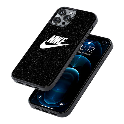 Nike Glitter Night 2D Rubber Phone Case | Slim Protective Phone Case
