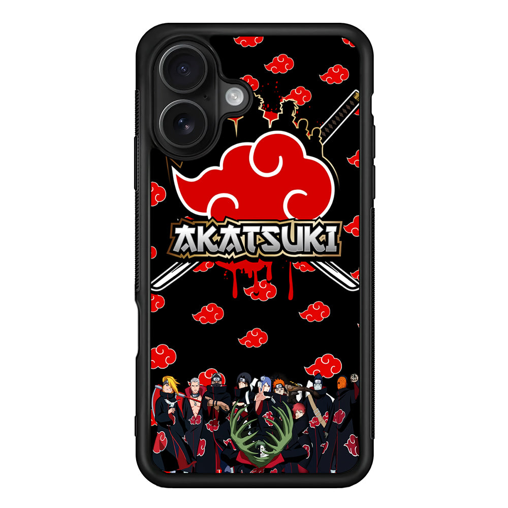 Naruto Akatsuki Squad iPhone 16 Case - Oxvistore