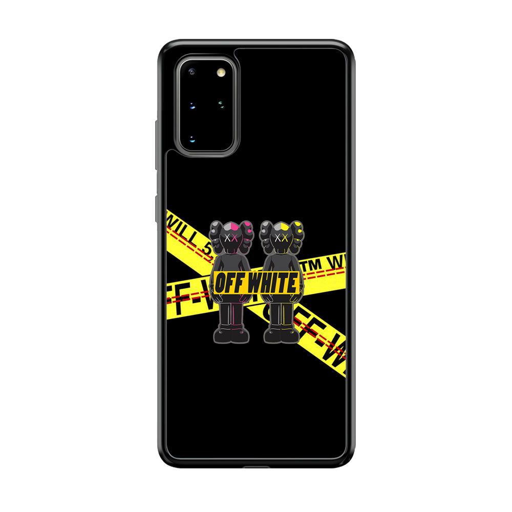 Kaws Twin Off White Samsung Galaxy S20 Plus Case | Slim Rubber Case for Samsung Galaxy S20 Plus