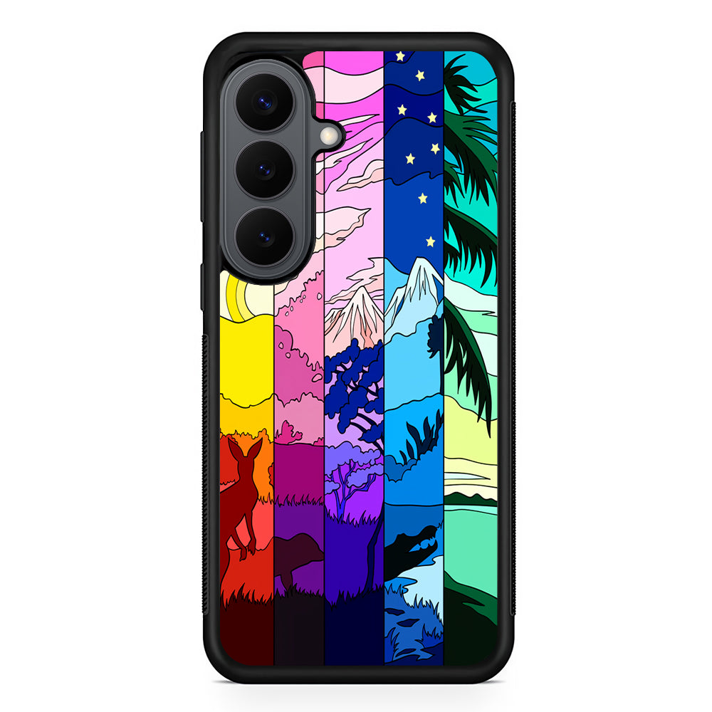 Season Difference Spectrum Samsung Galaxy S26 Plus Case | Slim Rubber Case for Samsung Galaxy S26 Plus