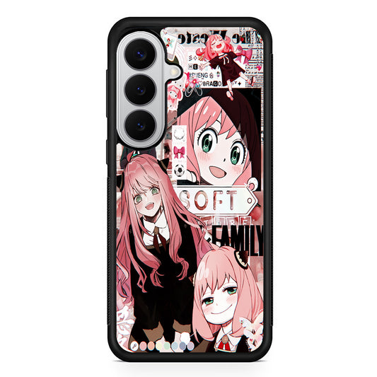 Anya Forger Aesthetic Samsung Galaxy S26 Case | Protective Rubber Cover