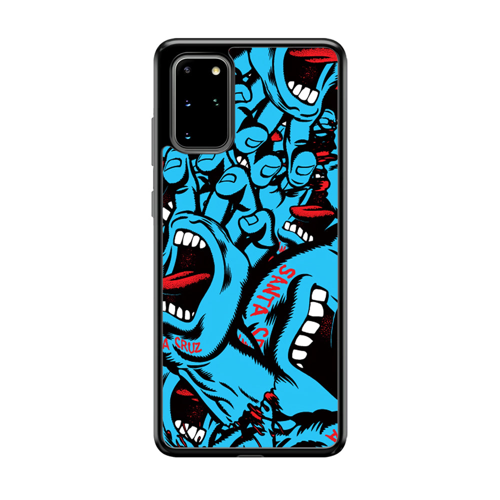 Santa Cruz Skateboard Pattern Samsung Galaxy S20 Plus Case | Slim Rubber Case for Samsung Galaxy S20 Plus