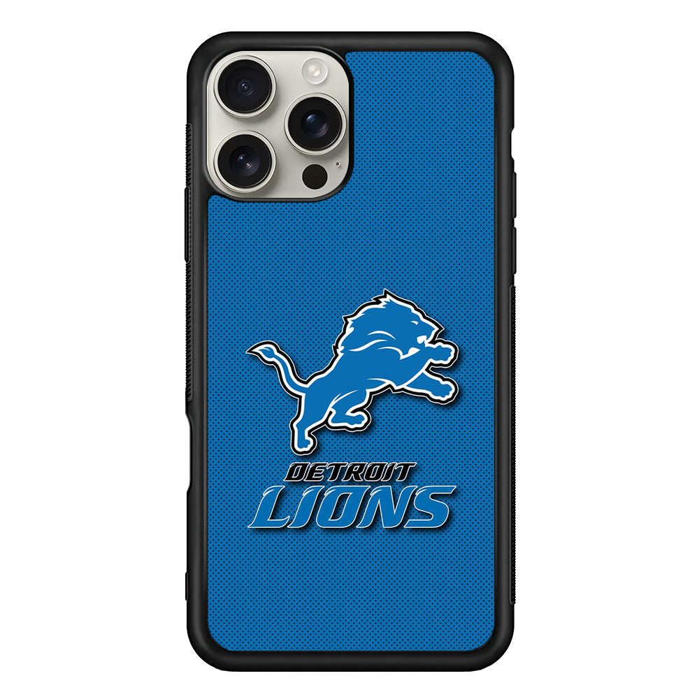 Detroit Lions Logo iPhone 16 Pro Max Case | Stylish Protective Case for iPhone 16 Pro Max