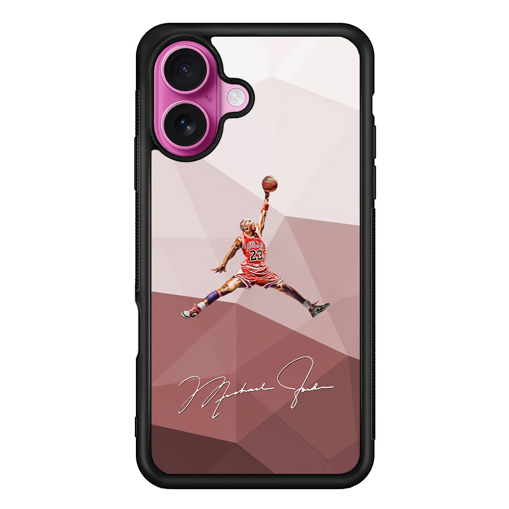Air Jordan Real Fighter iPhone 17 Case - Slim Rubber Case for iPhone 17