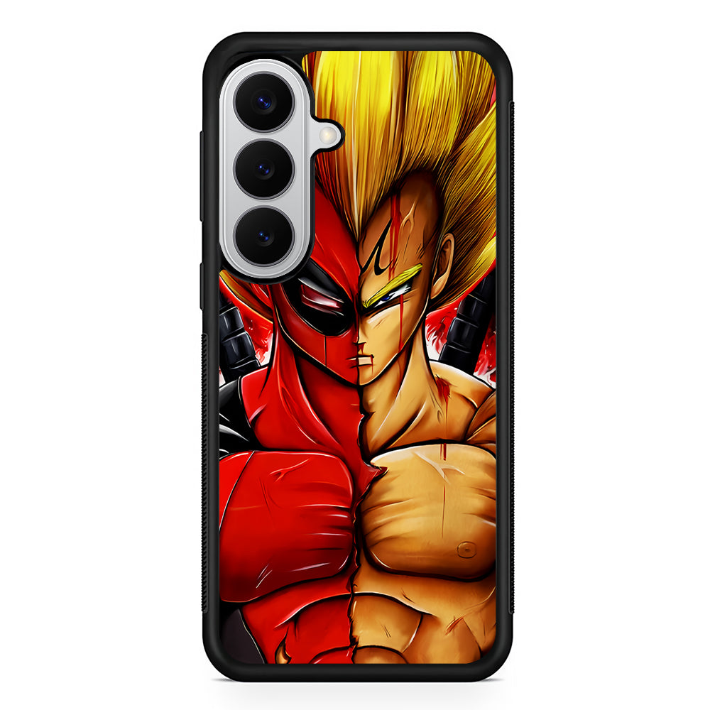 Deadpool X Vegeta Fusion Samsung Galaxy S26 Case | Protective Rubber Cover