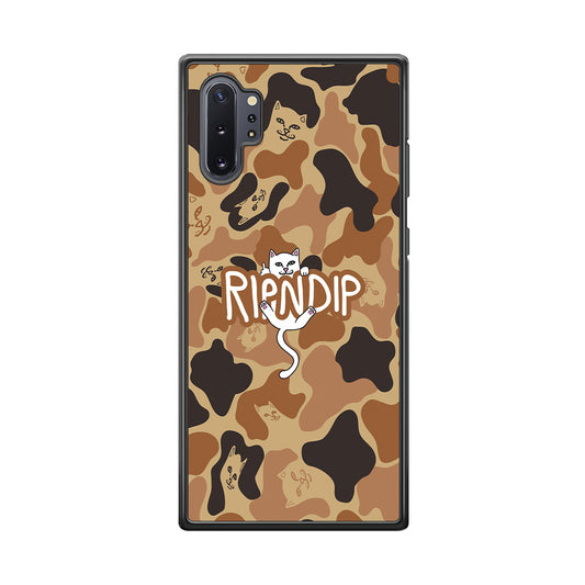 Rip N Dip Brown Camo Samsung Galaxy Note 10 Plus Case | Slim Rubber Case for Samsung Galaxy Note 10 Plus