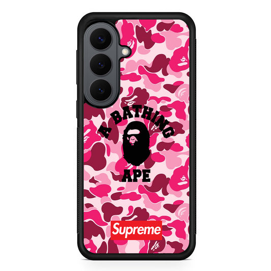A Bathing Ape Supreme Bape Camo Samsung Galaxy S26 Plus Case | Slim Rubber Case for Samsung Galaxy S26 Plus